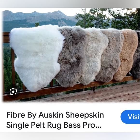 ✨Authentic AUSKIN LAMBSKIN/WOOL area rug by Woolmark Interiors✨ - Picture 3 of 14